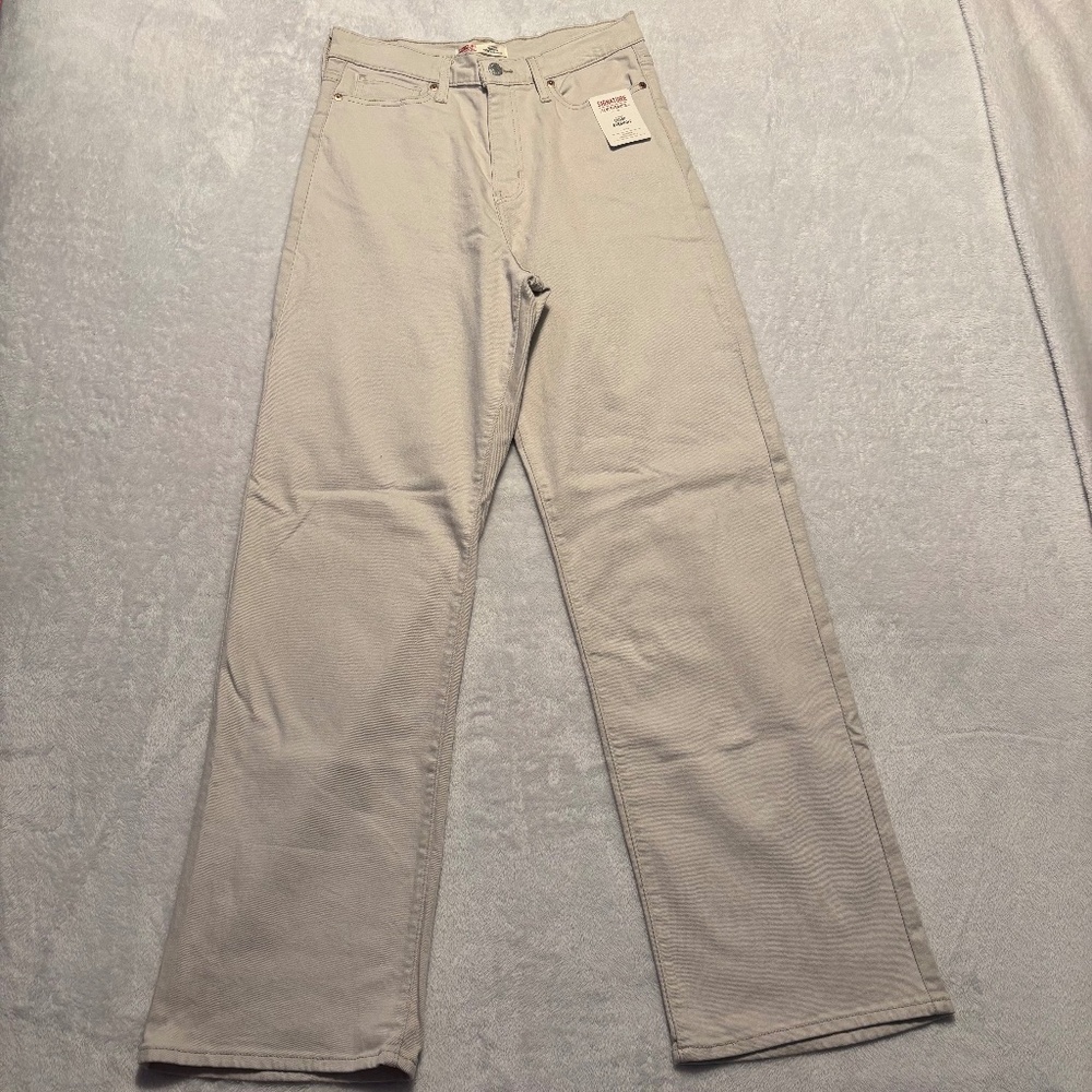 Levi Strauss Signature Heritage High Rise Loose Straight Jeans - Size 8 (W29)
